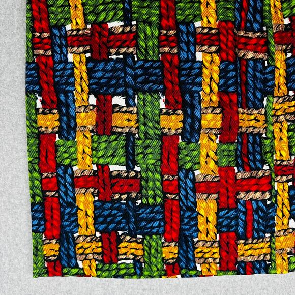 Talbots Womans Sz 10P Petite Skirt Weave Multicolor Zip Closure Stretch - Picture 4 of 9
